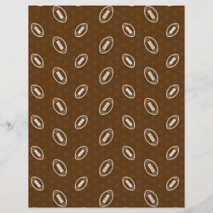 Hoja De Papel De Fútbol De Cuadros