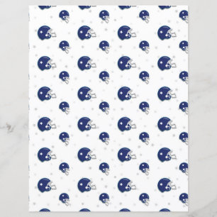 Hoja De Papel De Fútbol De Cuadros