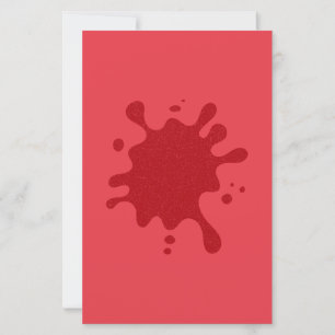 Hoja de papel de hueso rojo de tomate de personali