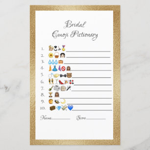 Hoja de papel de juego con imágenes de Emoji de no