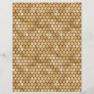 Hoja De Papel De La Abeja De Miel