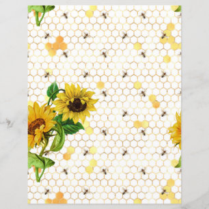 Hoja de papel de la hoja de cálculo de abeja de gi