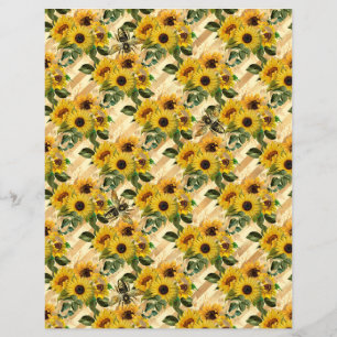 Hoja de papel de la hoja de cálculo de abeja de gi