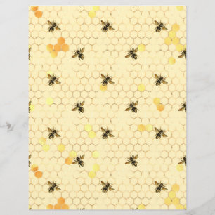 Hoja de papel de la hoja de cálculo de abeja de gi