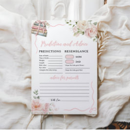 Hoja de papel de la tarjeta de juego de consejos y