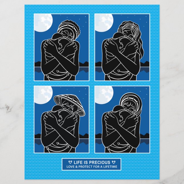 Hoja de papel de Love & Protect_Flat 8.5"x11" (Anverso)