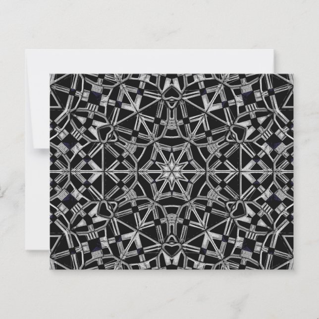 Hoja de papel de Mandala industrial (Anverso)