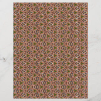 Hoja de papel de patrón marrón