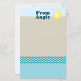 Hoja de papel de personalizable autodireccionada