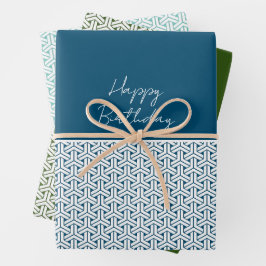 Hoja De Papel De Regalo 毘 沙 門 亀 甲 |Patrón tradicional japonés Bishamon Kik