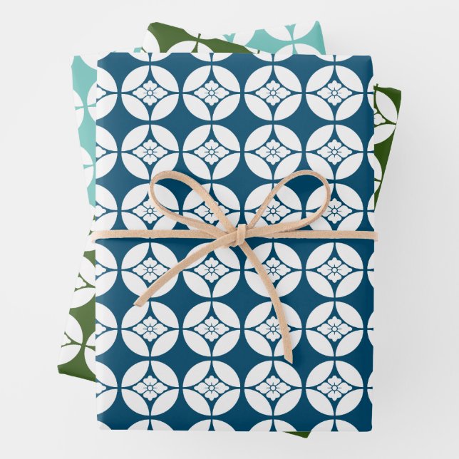 HOJA DE PAPEL DE REGALO 花 菱 七 宝 (In situ)