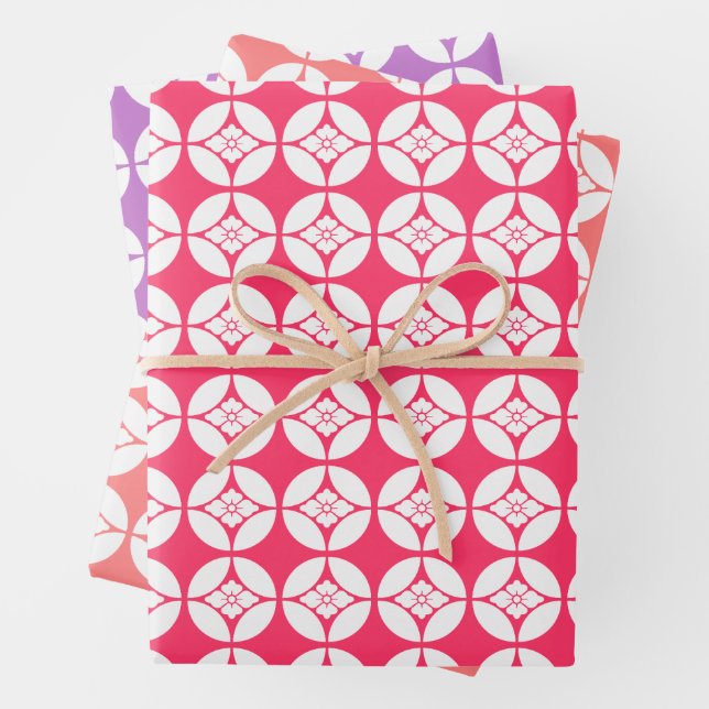 HOJA DE PAPEL DE REGALO 花 菱 七 宝 (In situ)