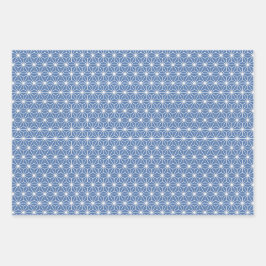 Hoja De Papel De Regalo 麻 の 葉 ASANOHA | Patrón KIMONO japonés