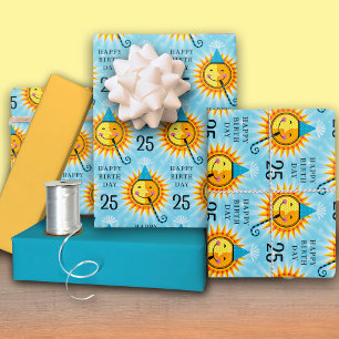 Hoja De Papel De Regalo 25.º envolvimiento