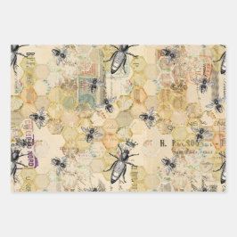 Hoja De Papel De Regalo Abeja reina