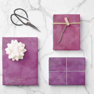 Hoja De Papel De Regalo Abstración de color violeta rosado púrpura y Rosa
