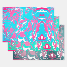 Hoja De Papel De Regalo Abstract colorful Merge