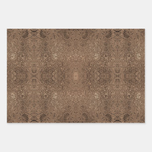 Hoja De Papel De Regalo Abstracto luz pardo brillante hermosas muestras