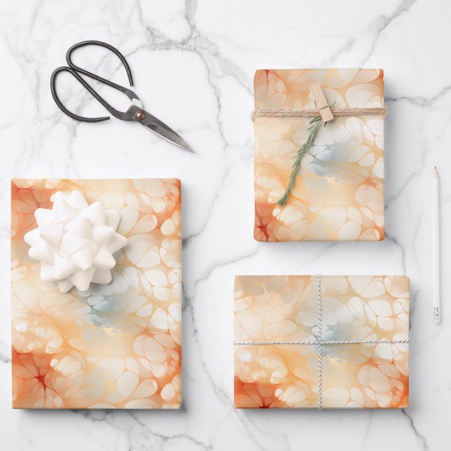 Hoja De Papel De Regalo Abstracto Neutral (Anverso)