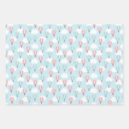 Hoja De Papel De Regalo Acondicionamiento - Globos de aire caliente