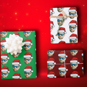 Hoja De Papel De Regalo Acondicionamiento personalizado de la cabeza cara 