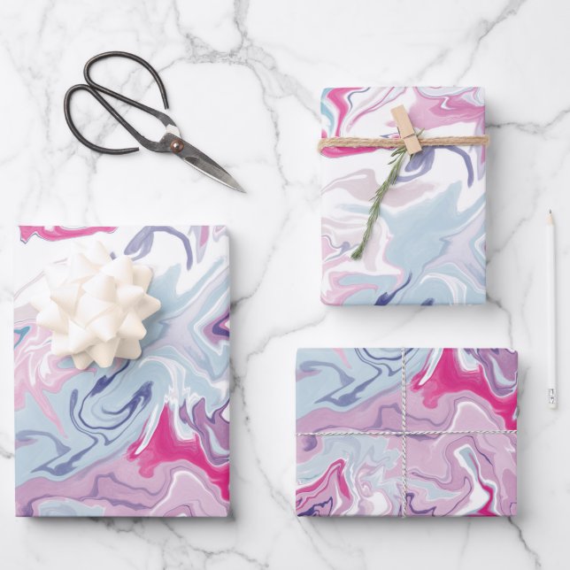 Hoja De Papel De Regalo acrílico líquido (Anverso)