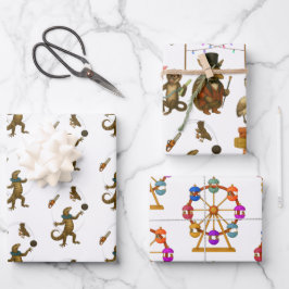 Hoja De Papel De Regalo Actos del circo de Dingaling Bros