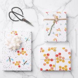 Hoja De Papel De Regalo Acuarela