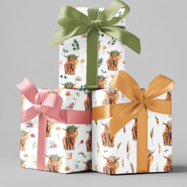 Hoja De Papel De Regalo Acuarela Mamá Bebe Ternero Ducha para el cuarto de (Subido por el creador)