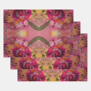 Hoja De Papel De Regalo Acuarela Y Tinta Resumen Hermoso Arte De Pintura