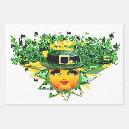 HOJA DE PAPEL DE REGALO ¡AFORTUNADO SOL!