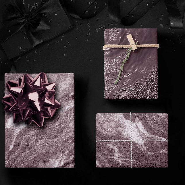 Hoja De Papel De Regalo Agato rojo cristalizado | Ruby Crimson Marbble Sto (Subido por el creador)
