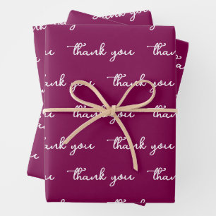 Hoja De Papel De Regalo AGRADecimiento PERSONALIZADO ESTILOSO VINO MODERNO