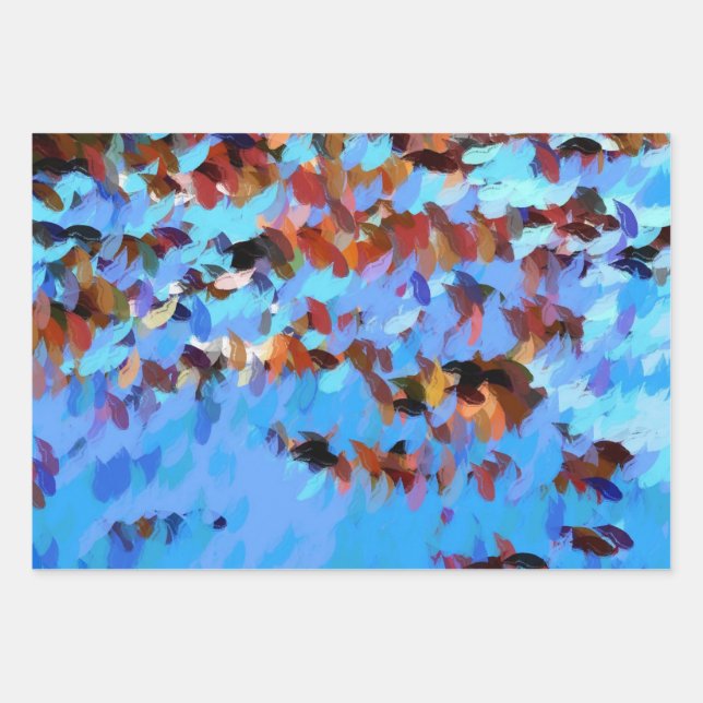 HOJA DE PAPEL DE REGALO AGUA RÍO (Anverso)