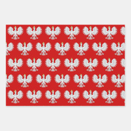 Hoja De Papel De Regalo Águila polaca