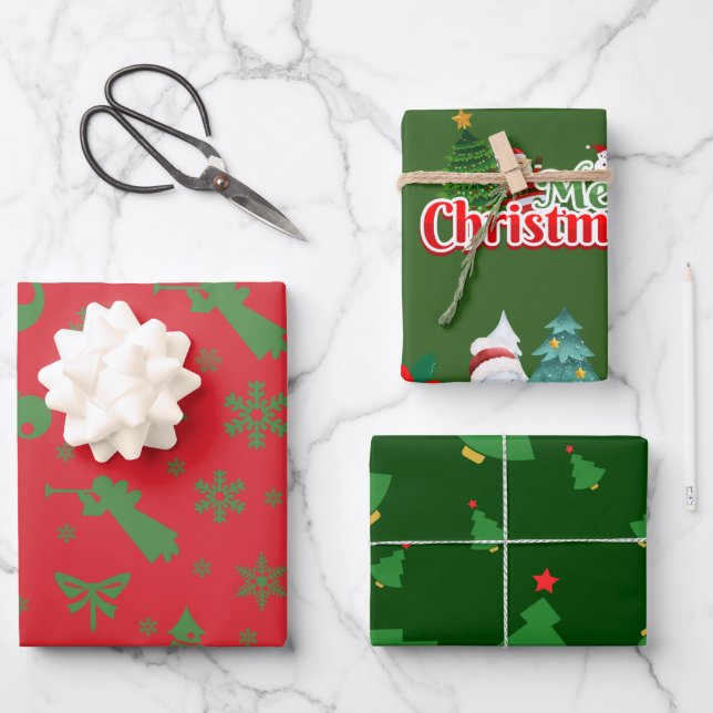 Hoja De Papel De Regalo Ajustar perfectamente (Anverso)