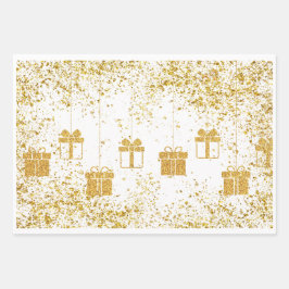 Hoja De Papel De Regalo Ajuste de navidad