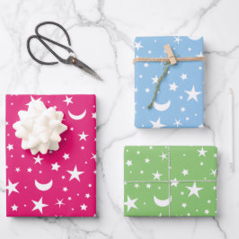 Hoja De Papel De Regalo Ajuste de regalo - cielo nocturno