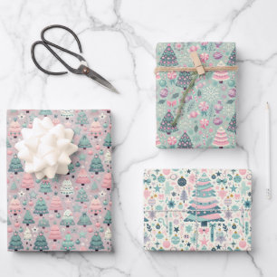 Hoja De Papel De Regalo Ajuste de regalo de árbol de Navidad predilecto Pa