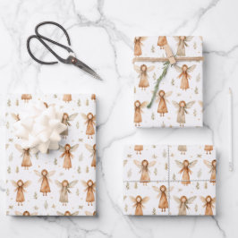 Hoja De Papel De Regalo Ajuste de regalo de cuento de hadas para navidades