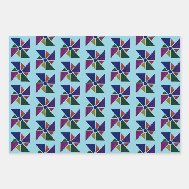 Hoja De Papel De Regalo Ajuste de regalo de ventilador de Whirly (Anverso 3)