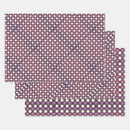Hoja De Papel De Regalo Ajuste de regalo del patrón de punto de polka