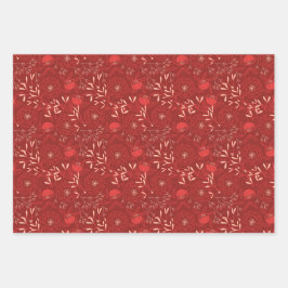 Hoja De Papel De Regalo Ajuste de regalo festivo