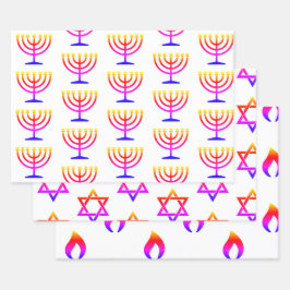 Hoja De Papel De Regalo Ajuste de regalo inspirado en hebreo HAMbWG