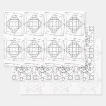 Ajuste de regalo - Tres patrones de Mandala a colo