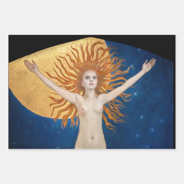 Hoja De Papel De Regalo Akseli Gallen-Kallela - Ad Astra (Anverso)