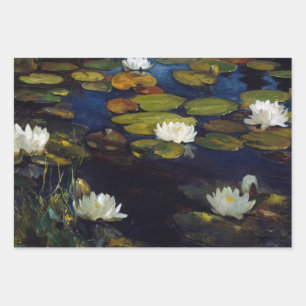 Hoja De Papel De Regalo Albert Edelfelt - Water Lilies, Estudio