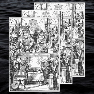 Hoja De Papel De Regalo Alice en el País de las Maravillas vintage, Juicio