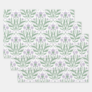 Hoja De Papel De Regalo Almohadilla de ratón de cardo