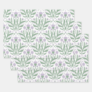 Hoja De Papel De Regalo Almohadilla de ratón de cardo